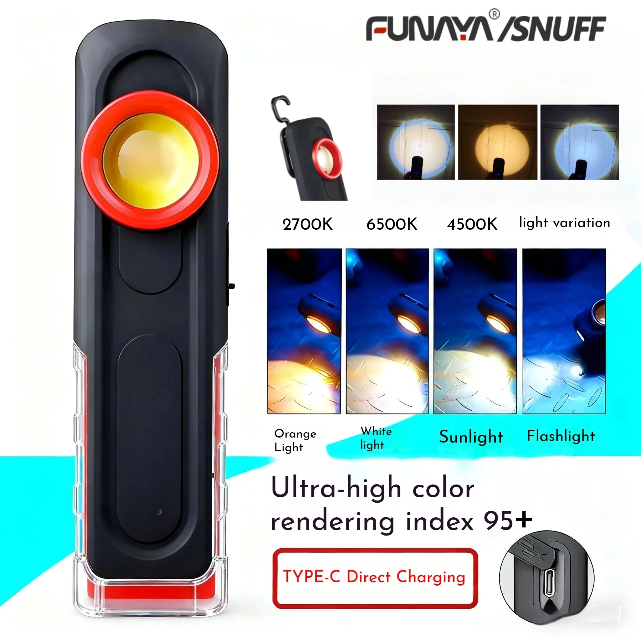 Tools Workshop - FUNAYA Portable Flashlight Car Detailing Tools