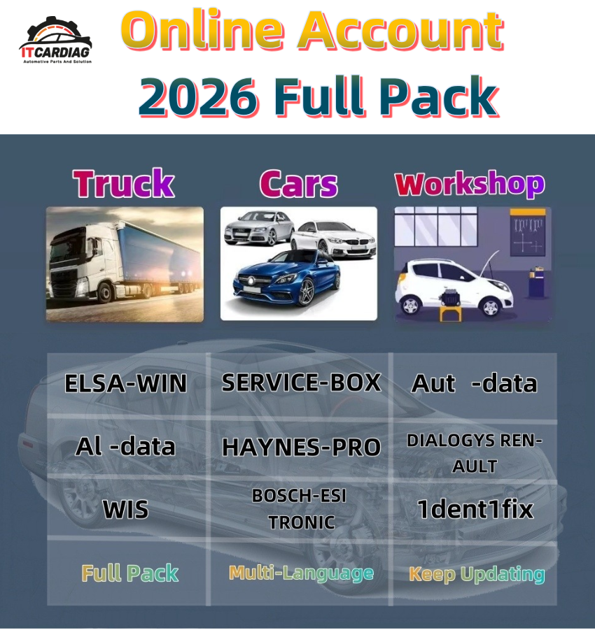 Workshop Tools Online - 2026 Online Account for Auto-d-a-t-a A-l-l-d-a-t-a