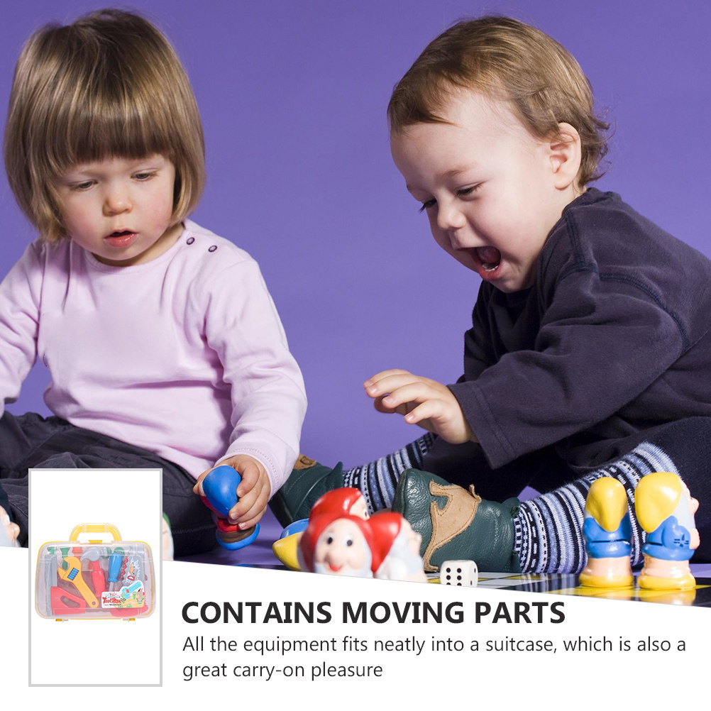 Tools Workshop For Kids - 1Set Plastic Toolbox Pretend Play Tool