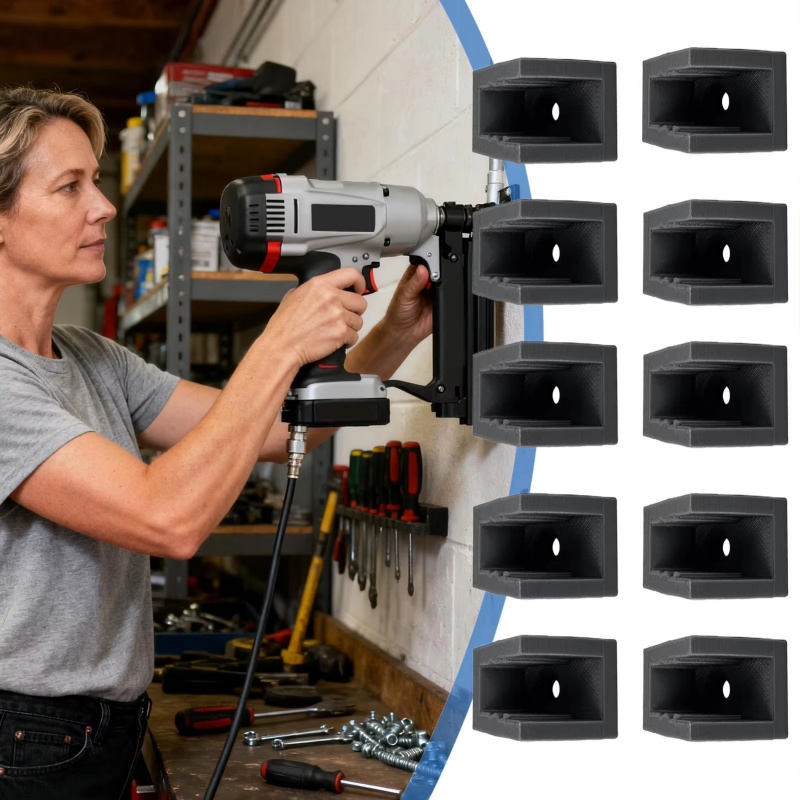 Workshop Tools Hanger - Air Tool Rack 4pcs Space-Saving Hanger