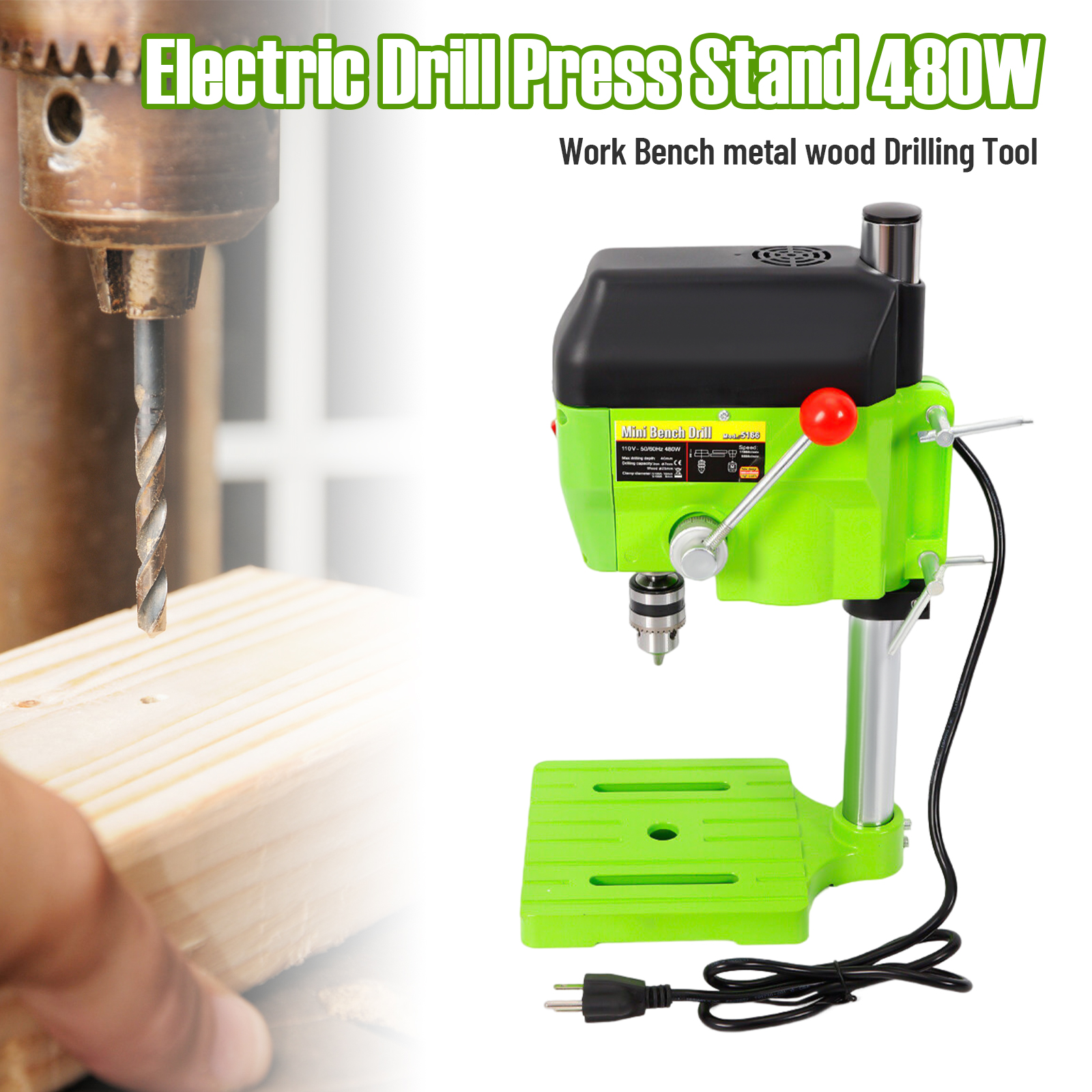 Drill Press Bench - Mini Bench Drill Press 480W High