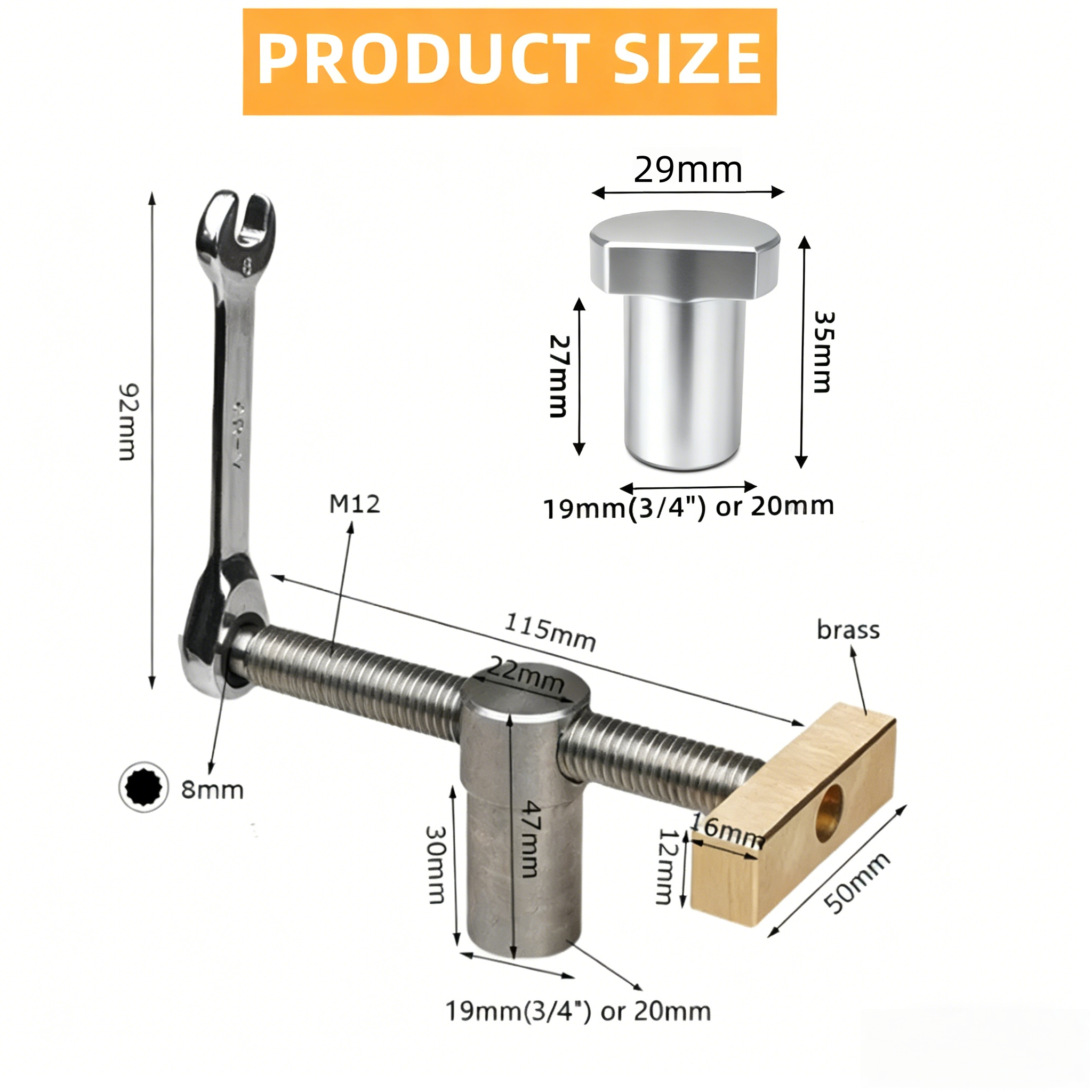 19/20mm Dog Hole Stop Fast Fix - огляд і ціна Bench Dog Hole