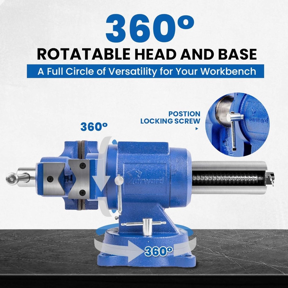 5 Inch Heavy Duty Bench Vise w - огляд і ціна Workshop Tools Bench