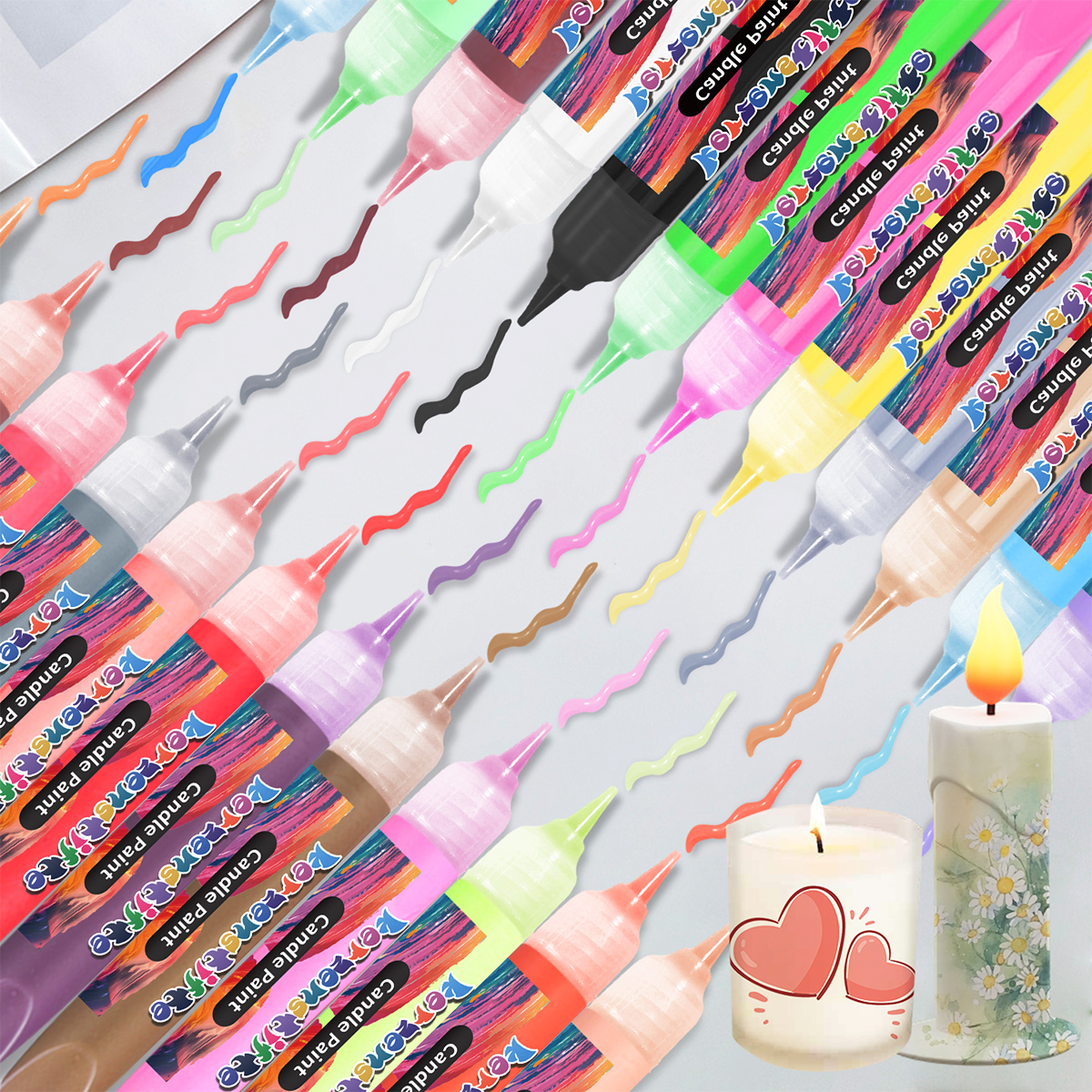 24Colors 10Ml Candle Paints Hi - огляд і ціна Tools Workshop For Kids