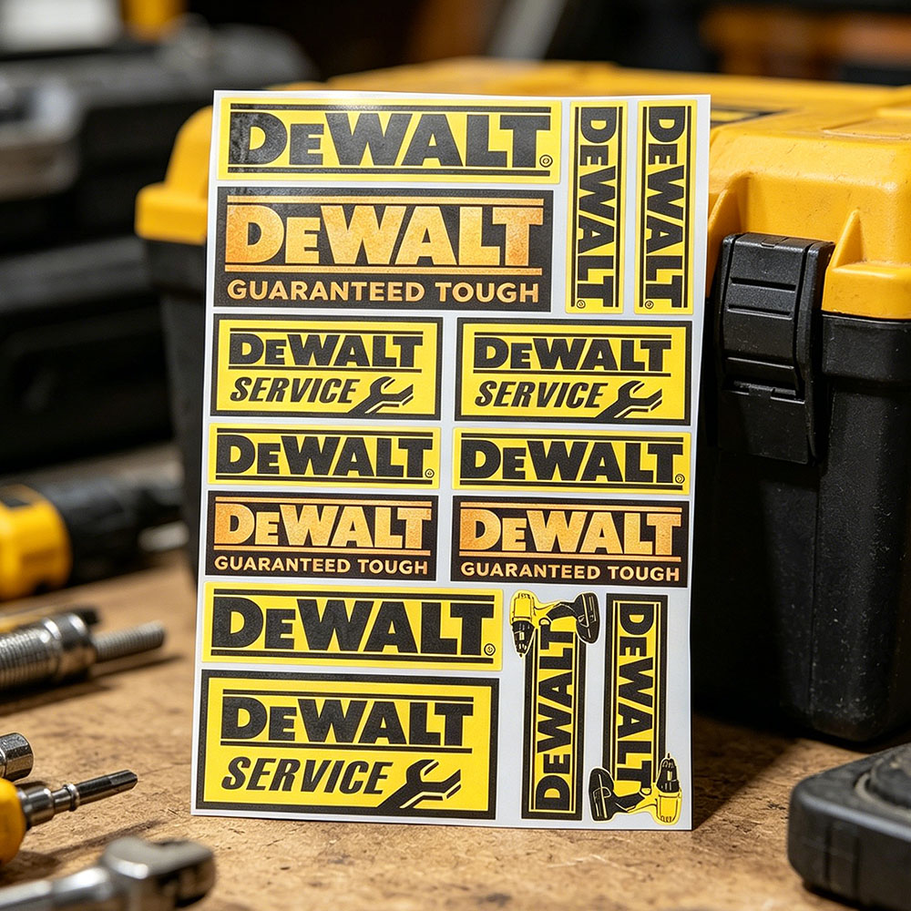DeWalt Logo Vinyl Reflective S - огляд і ціна Workshop Tools Logo