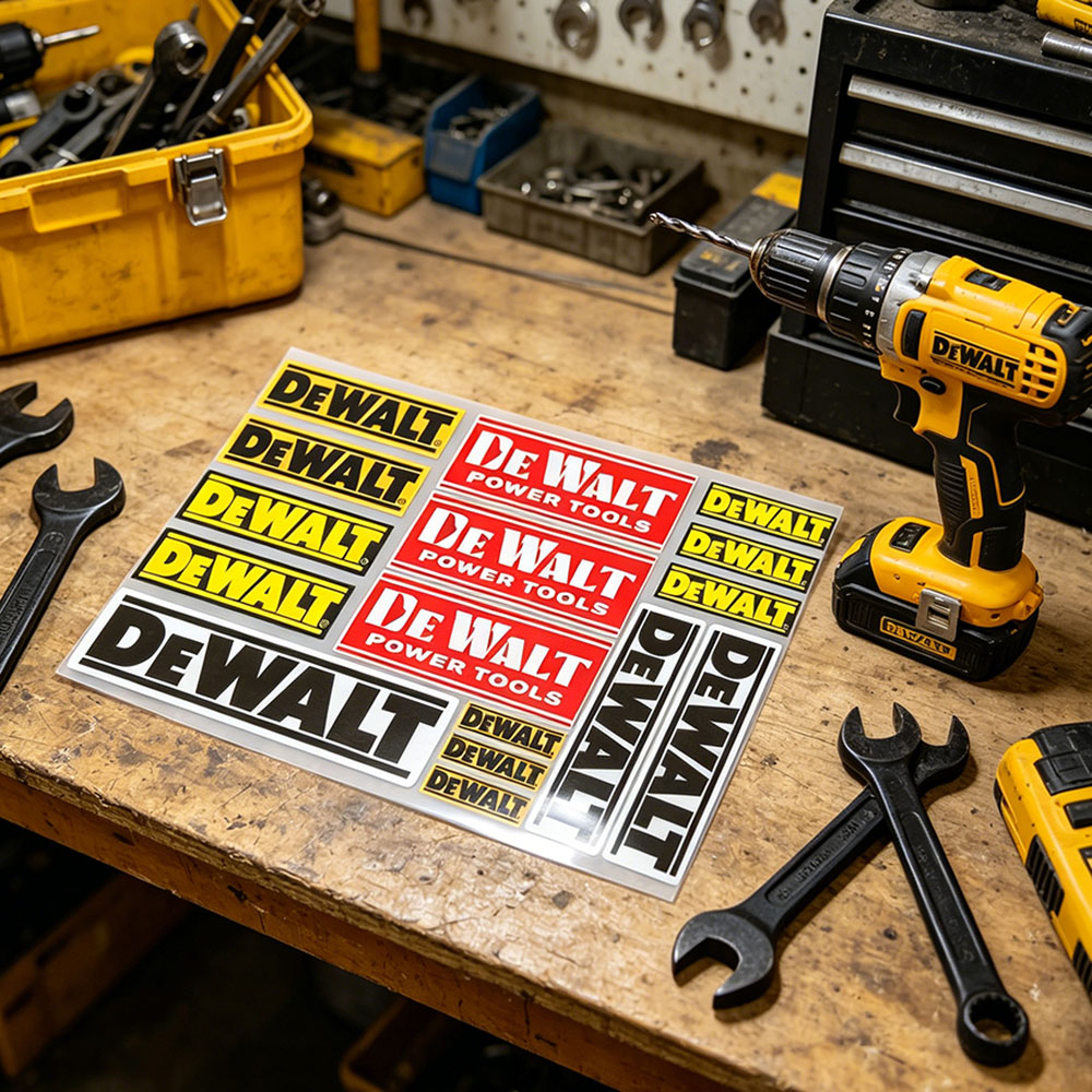 DeWalt Logo Vinyl Reflective S - огляд і ціна Workshop Tools Logo
