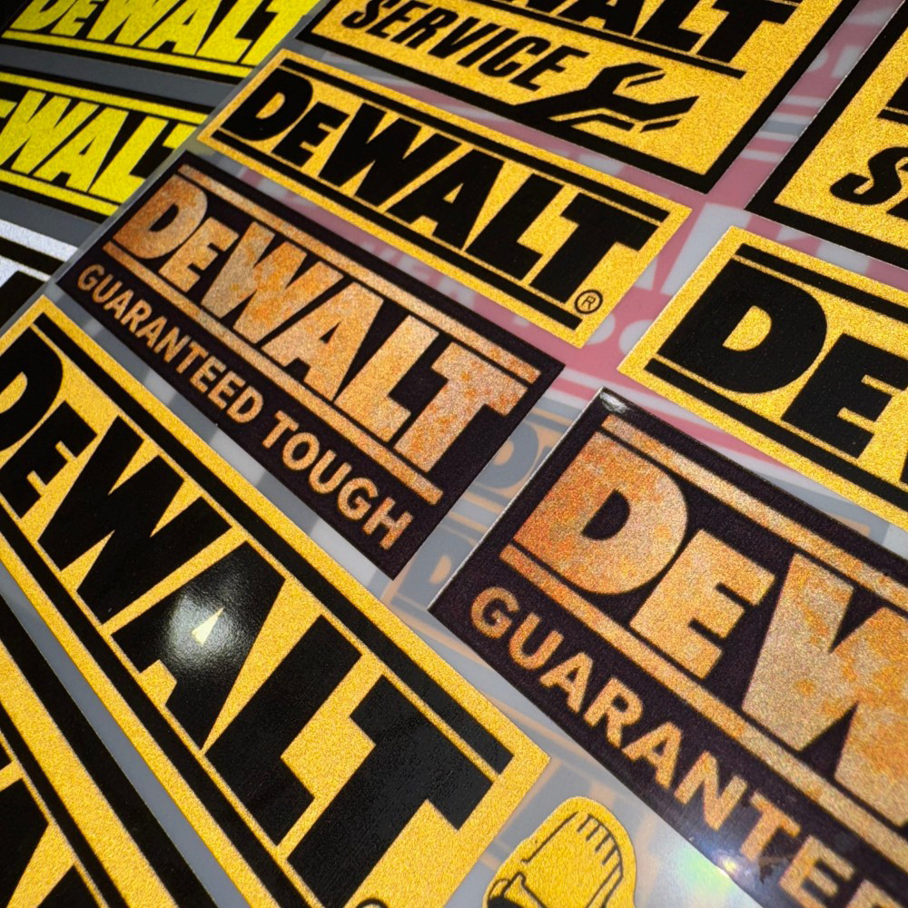 DeWalt Logo Vinyl Reflective S - огляд і ціна Workshop Tools Logo