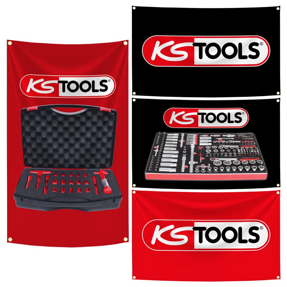 KS TOOLS Brand Flag Tapestry 3 - огляд і ціна Ks Tools Workshop