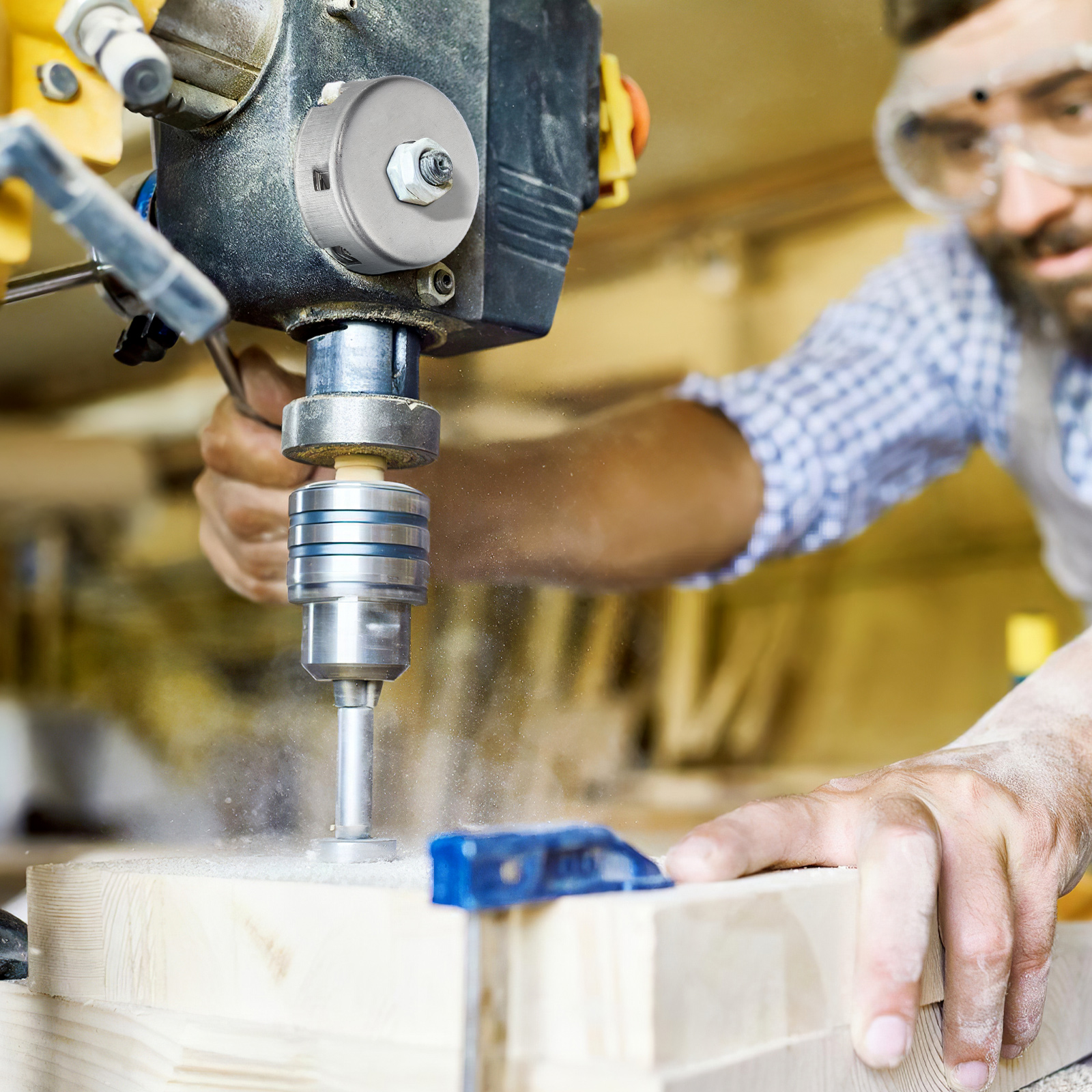 2Pc Bench Drill Press Return S - огляд і ціна Drill Press Bench