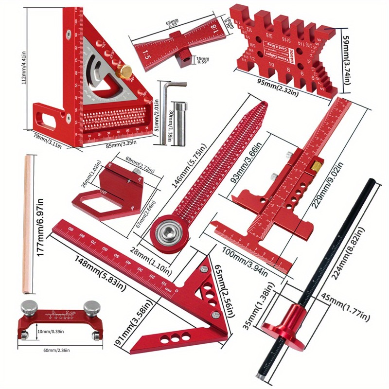 Workshop Carpenter Square Set  - огляд і ціна Marking Tools In Workshop