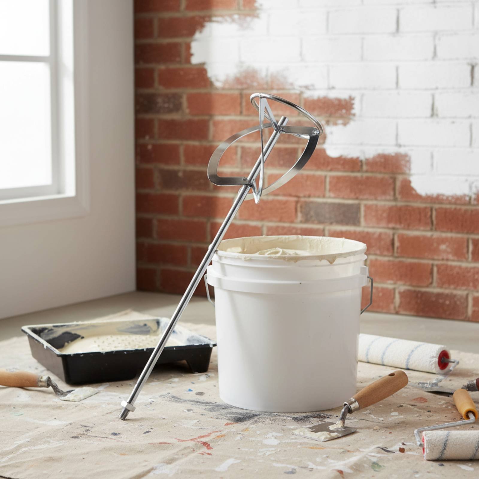 Cement Blender Paddle Efficien - огляд і ціна Workshop Use Tools