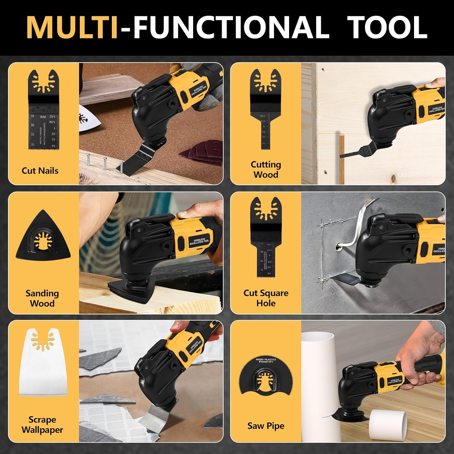 Oscillating Multi Tool Cordles - огляд і ціна Power Tools For Workshop