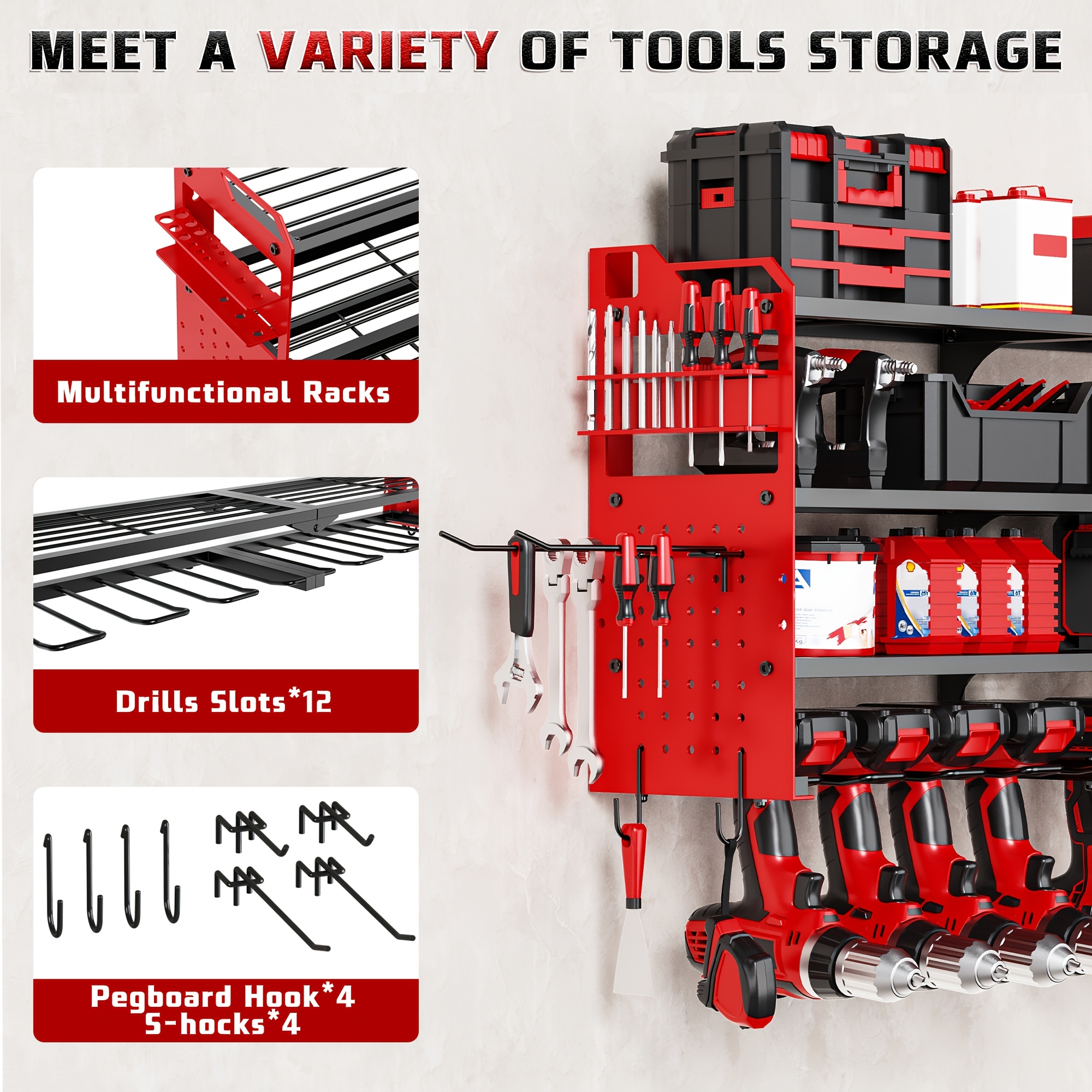4 Layer Power Tool Organizer W - огляд і ціна Power Tools In Workshop