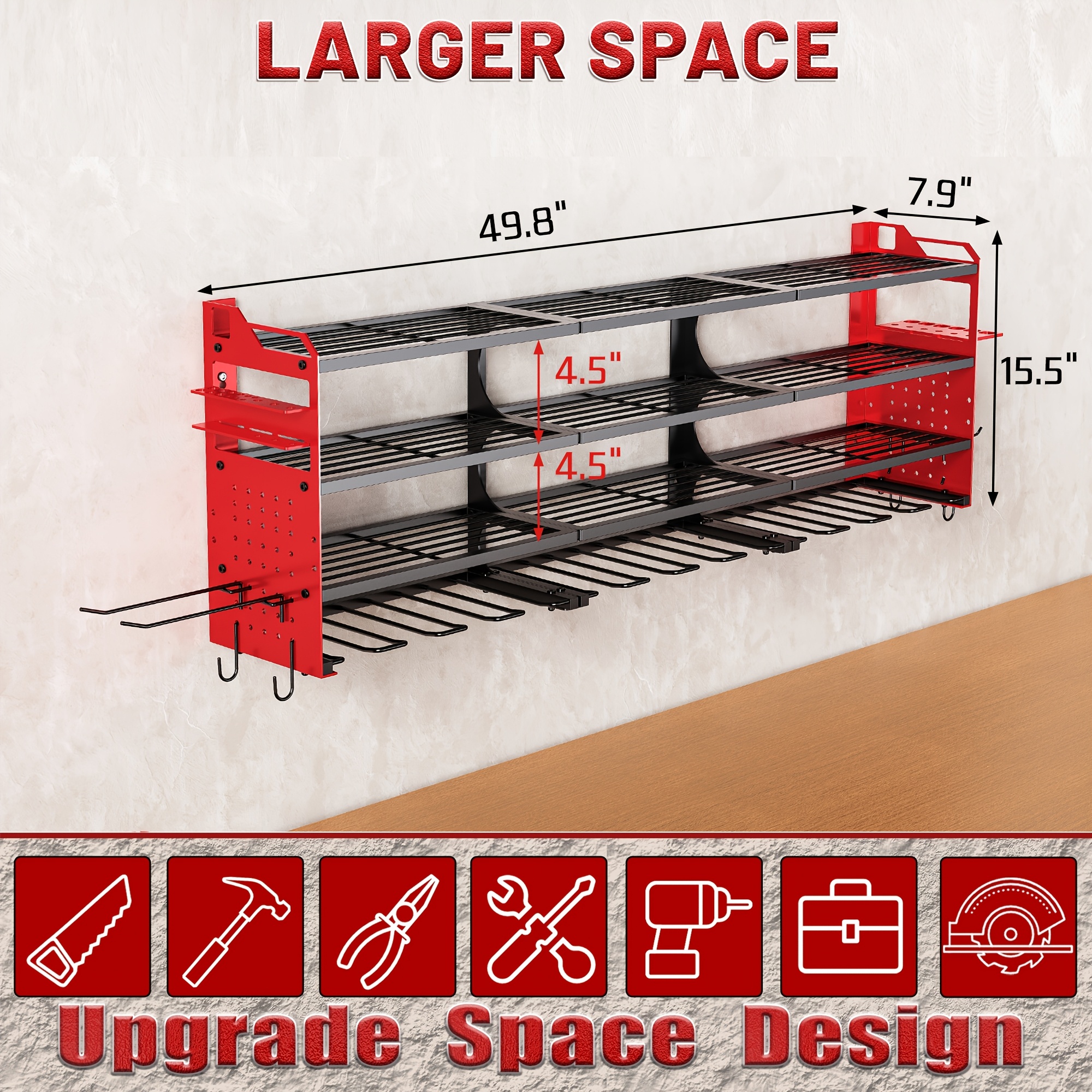 4 Layer Power Tool Organizer W - огляд і ціна Power Tools In Workshop