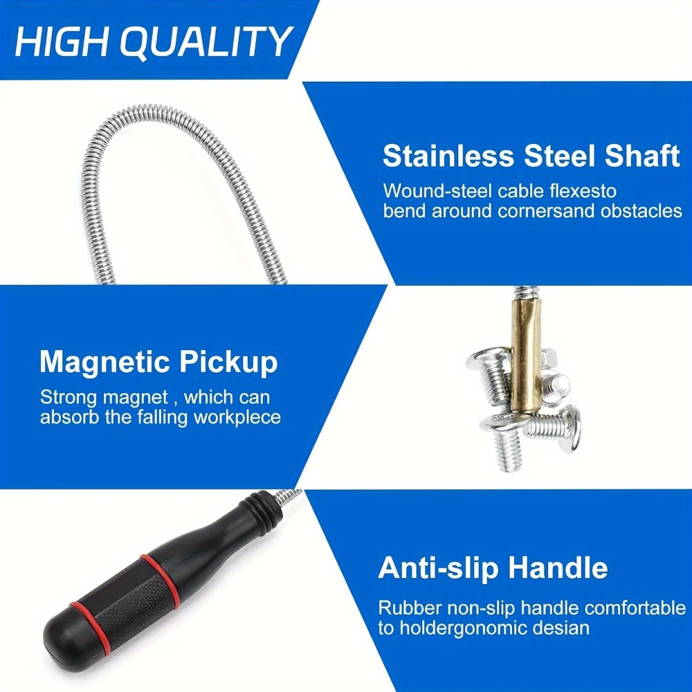 Flexible Magnetic Pickup Tool, - огляд і ціна Car Workshop Tools And Equipment