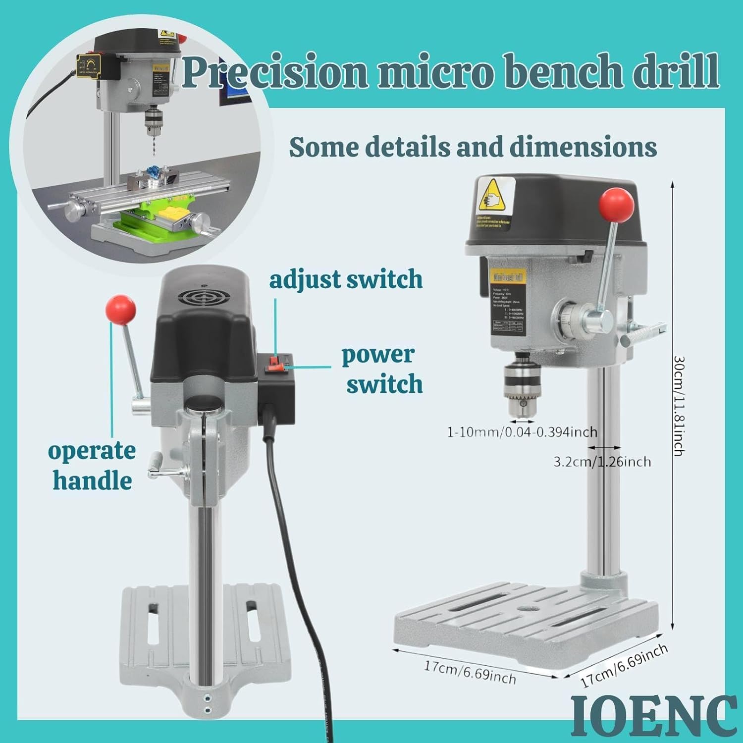 Portable Jewelry Drill Press 3 - огляд і ціна Drill Press Bench