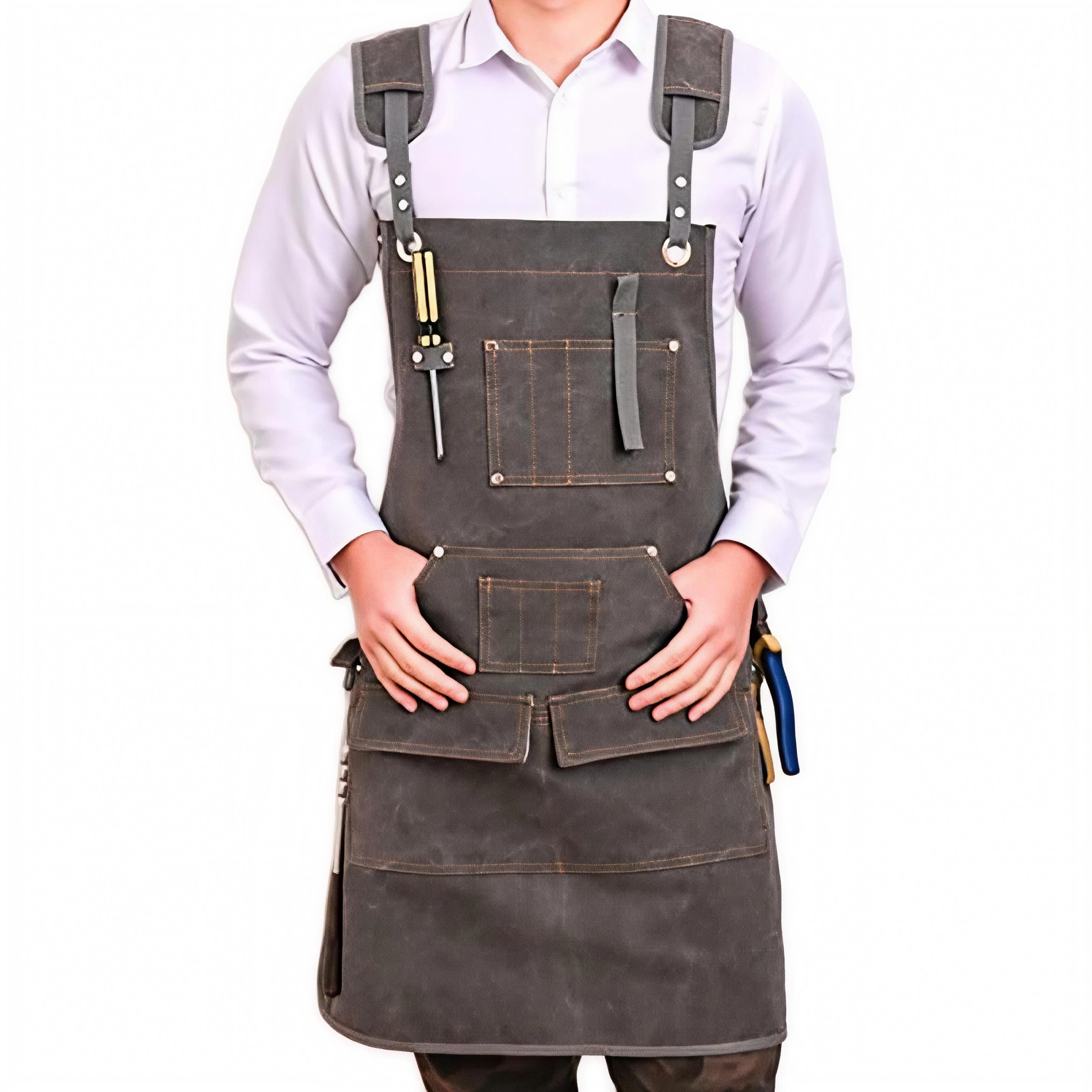 Heavy Duty Canvas Apron Custom - огляд і ціна Workshop Tools Logo