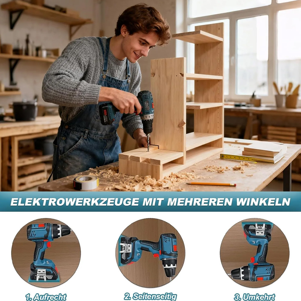 1/5PCS Tool Drill Mount Holder - огляд і ціна Workshop Tools Hanger