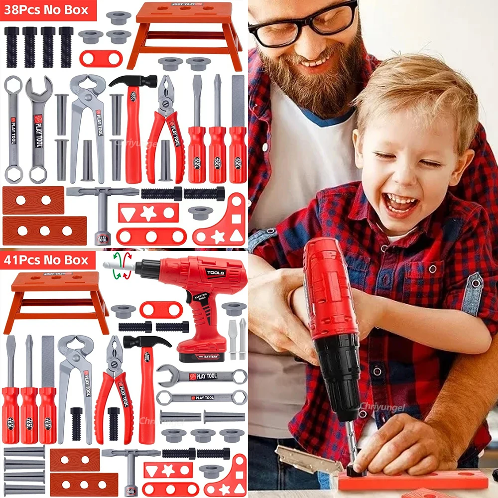 Pretend Tools Kit Toys 38/41 P - огляд і ціна Tools Workshop For Kids