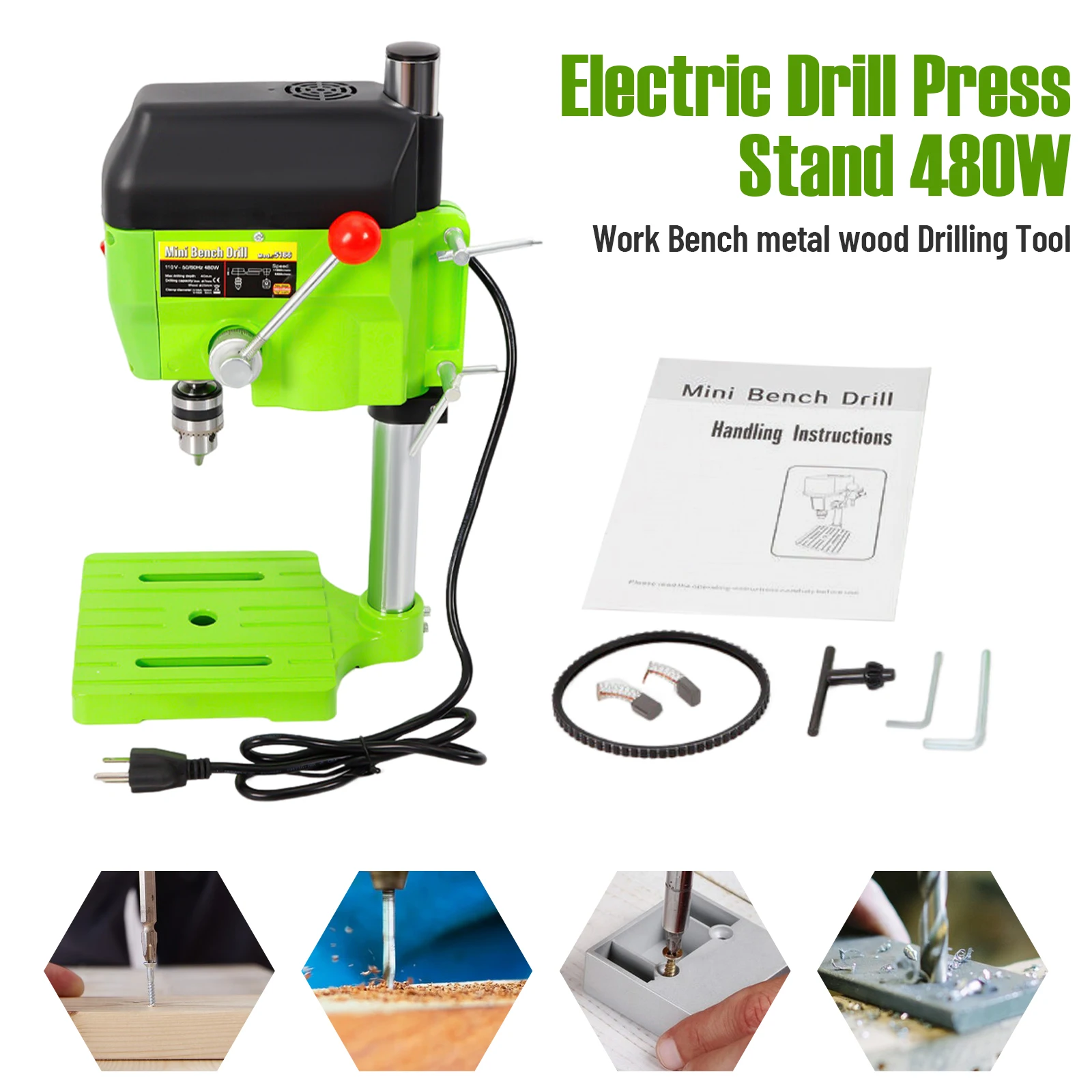 Mini Bench Drill Press 480W Hi - огляд і ціна Drill Press Bench
