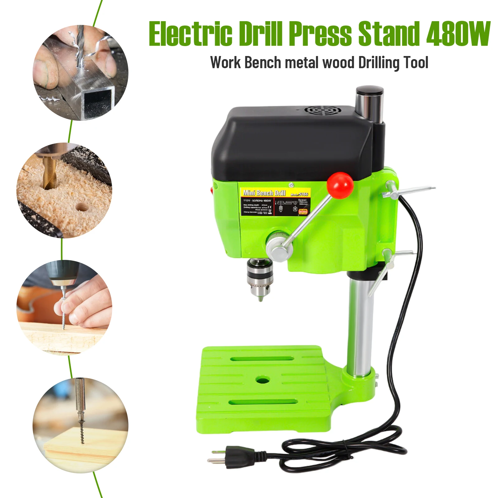 Mini Bench Drill Press 480W Hi - огляд і ціна Drill Press Bench