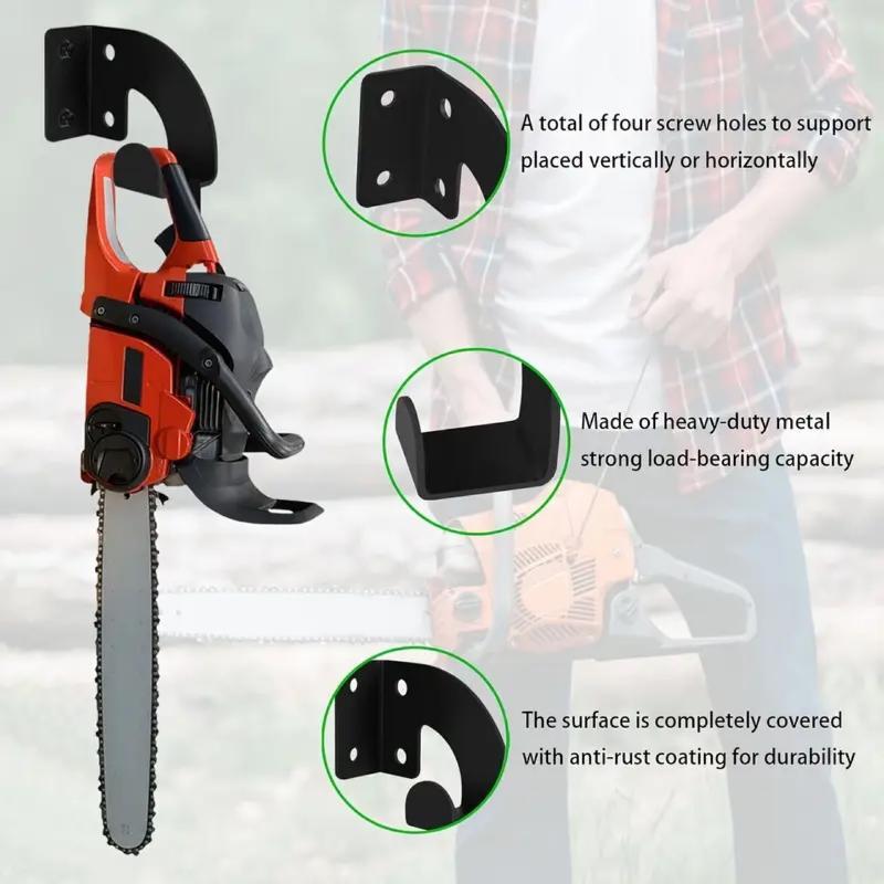 Chainsaw Wall Mount Heavy Duty - огляд і ціна Workshop Tools Hanger