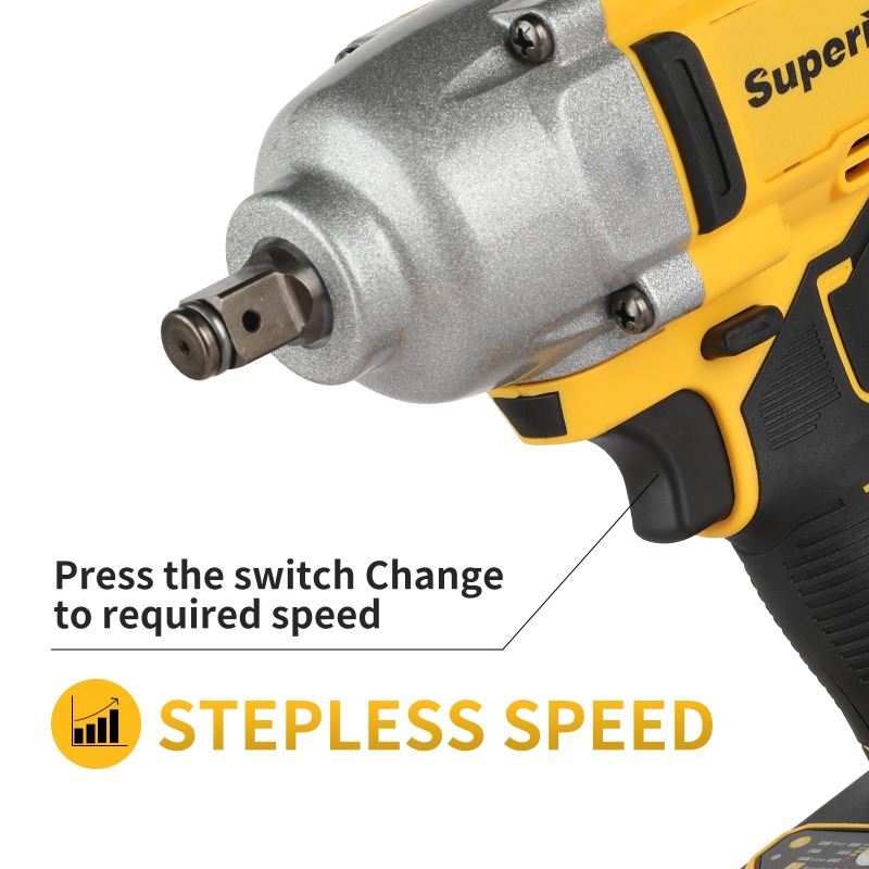 High Torque Cordless Impact Wr - огляд і ціна Workshop Use Tools