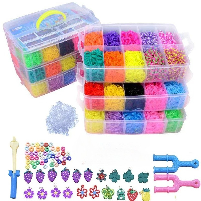 DIY Handmade Rubber Bands Loom - огляд і ціна Tools Workshop For Kids