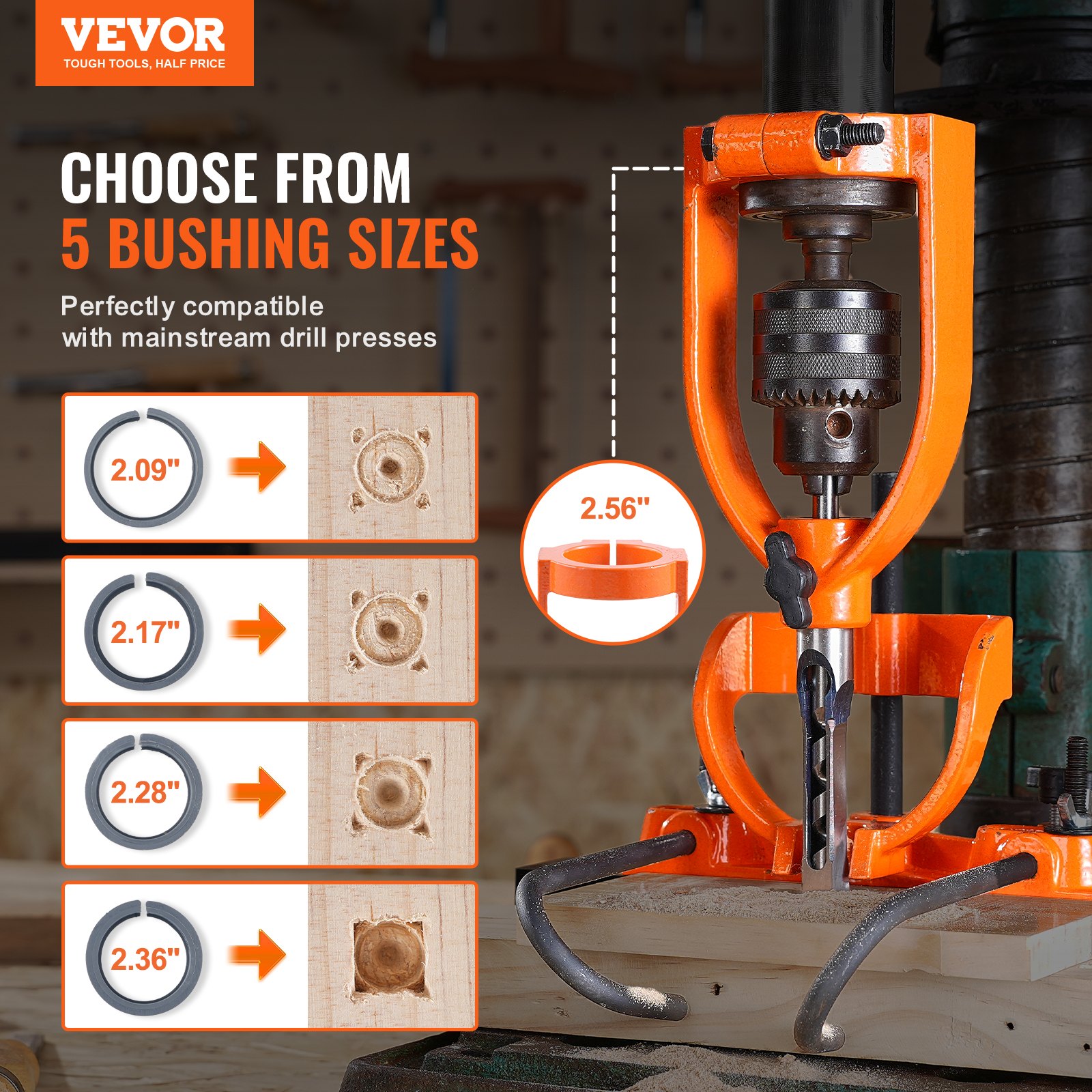 Mortising Attachment For Drill - огляд і ціна Drill Press Bench